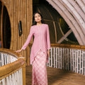 The Embun Collection Women Modern Fit Kebarung Set in Mawar Print - Umbi