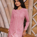 The Embun Collection Women Modern Fit Kebarung Set in Mawar Print - Umbi