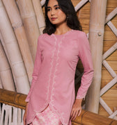 The Embun Collection Women Modern Fit Kebarung Set in Mawar Print - Umbi
