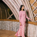 The Embun Collection Women Modern Fit Kebarung Set in Mawar Print - Umbi