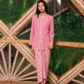 The Embun Collection Women Pareo Skirt in Checked Pink - Umbi