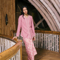 The Embun Collection Women Pareo Skirt in Mawar Print - Umbi