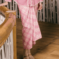 The Embun Collection Women Pareo Skirt in Mawar Print - Umbi