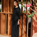 The Embun Collection Women Wrap Skirt in Black - Umbi