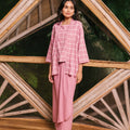 The Embun Collection Women Wrap Skirt in Lavender Pink - Umbi