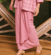 The Embun Collection Women Wrap Skirt in Lavender Pink - Umbi