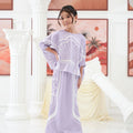 The Galleria Collection Girl Saloma Set In Lilac Athens Print - Umbi