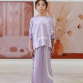 The Galleria Collection Girl Saloma Set In Lilac Athens Print - Umbi