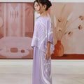 The Galleria Collection Girl Saloma Set In Lilac Athens Print - Umbi