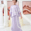 The Galleria Collection Girl Saloma Set In Lilac Athens Print - Umbi