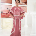 The Galleria Collection Girl Saloma Set In Warm Pink Athens Print - Umbi