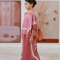 The Galleria Collection Girl Saloma Set In Warm Pink Athens Print - Umbi