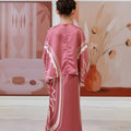 The Galleria Collection Girl Saloma Set In Warm Pink Athens Print - Umbi