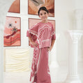 The Galleria Collection Girl Saloma Set In Warm Pink Athens Print - Umbi