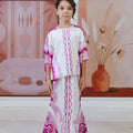 The Galleria Collection Pt.1 Girl Saloma Set In Barbie Pink Forest Print - Umbi