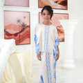 The Galleria Collection Pt.1 Girl Saloma Set In Light Blue Forest Print - Umbi