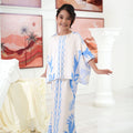 The Galleria Collection Pt.1 Girl Saloma Set In Light Blue Forest Print - Umbi