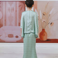 The Galleria Collection Pt.1 Girl Saloma Set In Mint Green Crystal Print - Umbi
