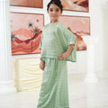The Galleria Collection Pt.1 Girl Saloma Set In Mint Green Crystal Print - Umbi