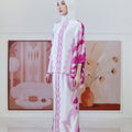 The Galleria Collection Pt.1 Women Saloma Set In Barbie Pink Forest Print - Umbi