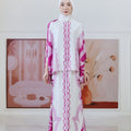 The Galleria Collection Pt.1 Women Saloma Set In Barbie Pink Forest Print - Umbi