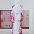 The Galleria Collection Pt.1 Women Saloma Set In Barbie Pink Forest Print - Umbi