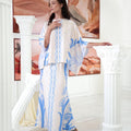 The Galleria Collection Pt.1 Women Saloma Set In Light Blue Forest Print - Umbi