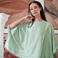 The Galleria Collection Pt.1 Women Saloma Set In Mint Green Crystal Print - Umbi