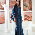 The Galleria Collection Pt.1 Women Saloma Set In Navy Blue Forest Print - Umbi