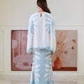 The Galleria Collection Women Saloma Set In Baby Blue Ivy Print - Umbi