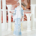 The Galleria Collection Women Saloma Set In Baby Blue Ivy Print - Umbi