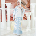 The Galleria Collection Women Saloma Set In Baby Blue Ivy Print - Umbi