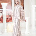 The Galleria Collection Women Saloma Set In Beige Maze Print - Umbi
