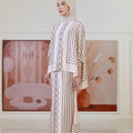 The Galleria Collection Women Saloma Set In Beige Maze Print - Umbi