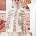 The Galleria Collection Women Saloma Set In Beige Maze Print - Umbi