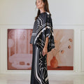 The Galleria Collection Women Saloma Set In Black Athens Print - Umbi
