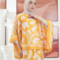 The Galleria Collection Women Saloma Set In Golden Yellow Winter Print - Umbi