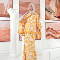 The Galleria Collection Women Saloma Set In Golden Yellow Winter Print - Umbi