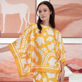 The Galleria Collection Women Saloma Set In Golden Yellow Winter Print - Umbi