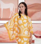 The Galleria Collection Women Saloma Set In Golden Yellow Winter Print - Umbi