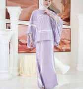 The Galleria Collection Women Saloma Set In Lilac Athens Print - Umbi