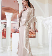 The Galleria Collection Women Saloma Set In Sand Athens Print - Umbi