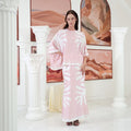 The Galleria Collection Women Saloma Set In Soft Pink Ivy Print - Umbi