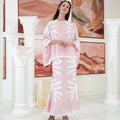 The Galleria Collection Women Saloma Set In Soft Pink Ivy Print - Umbi