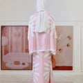 The Galleria Collection Women Saloma Set In Soft Pink Ivy Print - Umbi