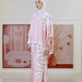 The Galleria Collection Women Saloma Set In Soft Pink Ivy Print - Umbi