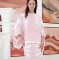 The Galleria Collection Women Saloma Set In Soft Pink Ivy Print - Umbi