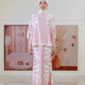 The Galleria Collection Women Saloma Set In Soft Pink Ivy Print - Umbi