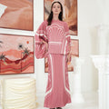 The Galleria Collection Women Saloma Set In Warm Pink Athens Print - Umbi