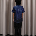 The Huā Collection Boy Holiday Shirt in 韵 Cadence Bamboo Navy - Umbi